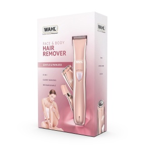 Trimmer facial si corporal WAHL 3 in 1 reincarcabil pentru femei rosu - Img 5