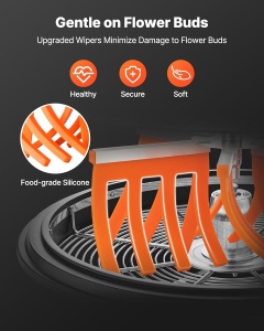 Trimmer manual pentru plante VEVOR V-BT-PS-19, 48 cm, cu lame din otel inoxidabil - Img 5