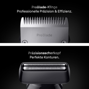Trimmer multifunctional Braun Multigroom Series 7, 13-in-1, 120 minute autonomie, albastru - Img 4