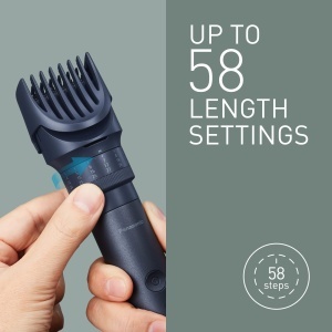 Trimmer multifunctional Panasonic XSHAPE-TRIM MULTISHAPE, 58 lungimi, negru - Img 5