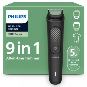 Trimmer multifunctional Philips Multigroom Seria 3000 MG394615 9 accesorii Lame auto-ascutite Autonomie 90 min