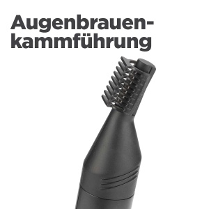 Trimmer pentru nas si urechi Babyliss E652E cu atasament pentru sprancene, 2 lungimi - Img 5