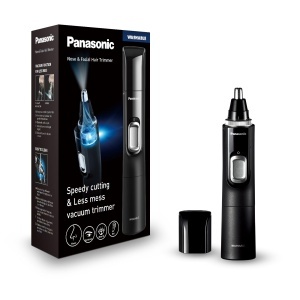 Trimmer pentru nas si urechi Panasonic ER-GN300, cu motor puternic, design ergonomic, negru