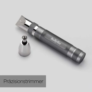 Trimmer pentru nas, urechi si sprancene BaByliss Super-X E116E, metal, 3-in-1, baterii - Img 8