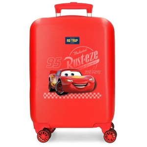 Troler pentru copii Disney Cars RD Trip, 33L, rosu, 4 roti multidirectionale