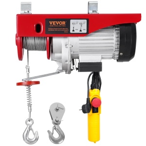 Troliu electric VEVOR PA400 400 kg motor cu telecomanda 42 m inaltime de ridicare 12 m