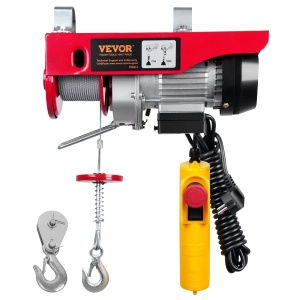 Troliu electric VEVOR PAYX250-2 250 kg Motor 510W Cupru Cablu 12m