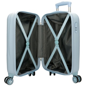 Troller copii Disney Frozen, 33L, 4 roti multidirectionale, albastru - Img 6