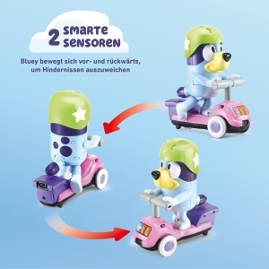 Trotineta interactiva VTech Bluey, 3-6 ani, cu 3 moduri de joaca - Img 2