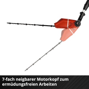 Tuns gard viu telescopic cu acumulator Einhell GE-HH 18/45 Li T-Solo Power X-Change (Li-Ion, 18 V, lungime lama 45 cm, lama din otel diamantat, fara baterie si incarcator) - Img 6