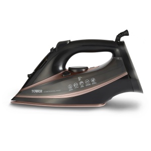 TURN T22013VDE Fier de calcat cu abur, negru si aur roz - Img 1
