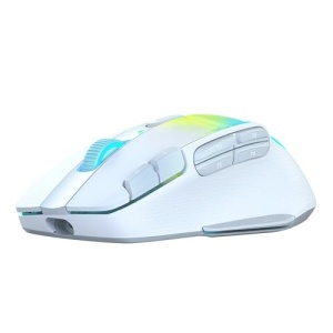 Turtle Beach Kone XP Air - Mouse pentru jocuri RGB wireless, personalizabil si ergonomic, Bluetooth, senzor optic 19K DPI, baterie de pana la 100 de ore si statie de incarcare - alb - Img 11
