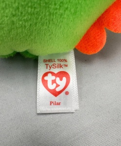 Ty Beanie Boos Pilar Jucarie Plus 15 cm Verde cu Ochi Stralucitori - Img 7