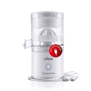 Ufesa Squeeze Go White Storcator Electric Portabil 200ml USB Reincarcabil BPA-Free