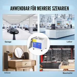 Ultrasunete Curatator VEVOR 1.3L din Otel Inoxidabil, 60W, Digital - Img 6