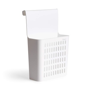 Umeras multifunctional Rayen pentru usi de dulap, alb, 36x24x10 cm - Img 4