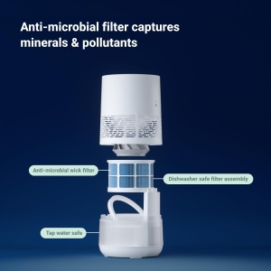 Umidificator Blueair H35i cu filtru de schimb, protectie antibacteriana, uscare rapida - Img 3