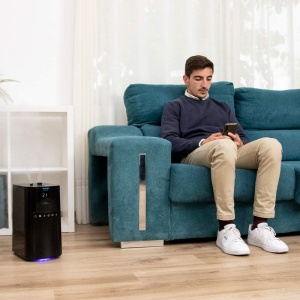 Umidificator Cecotec BreezeCare 4000 Connected rezervor de 6L umidificare de 400 mlh Wi-Fi si control tactil functie de plasma acoperire de pana la 40 - Img 2