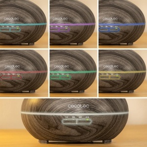Umidificator Ultrasunete Cecotec Pure Aroma 300 Yin, 300 ml, 7 LED-uri, Gri - Img 7