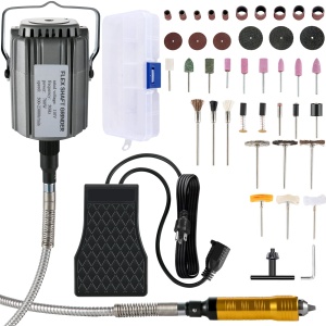 Unelte electrice VEVOR Flex Shaft 780 W, 100 cm, 45 accesorii