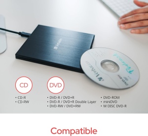 Unitate externa CDDVD Verbatim Slimline cu USB, Nero Burn Archive, 350g - Img 4