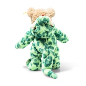 Ursulet de Plus Steiff cu Hoodie 27 cm, Jucarie Moale, Spalabila - Img 2