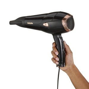 Uscator de par BaByliss D373E, 2000W, Ioni, Negru, cu cablu retractabil - Img 5