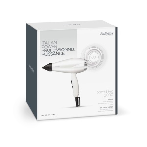 Uscator de par BaByliss Speed Pro 2000W, Alb, cu tehnologie anti-frizz - Img 9