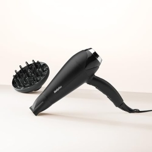 Uscator de par BaByliss Turbo Smooth D572DE, 2200W, Anti-Frizz, Negru - Img 9