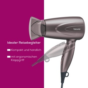 Uscator de par Beurer HC 17 compact pliabil 1300W protectie supraincalzire - Img 3