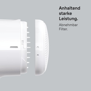 Uscator de par Braun HD2.1, uscator de par usor cu duza, 2100W cu 3 setari de temperatura si 2 viteze, finisaj lucios premium in alb, frumusete, confort si durabilitate, BRHD210E - Img 4