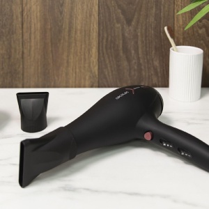 Uscator de par Cecotec 04205 Bamba IoniCare 5350 PowerShine Fire, 2600 W, functie de aer rece, diferite niveluri de uscator de par, duza si accesoriu de volum, negru - Img 3
