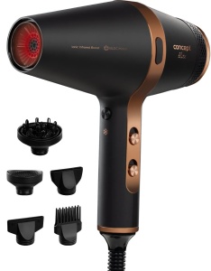 Uscator de par Concept VV6030 Elite, 2200W, Infrarosu, Negru