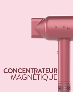 Uscator de par Demeliss Saint Algue Cherry Cherie, 4 temperaturi, 3 viteze, set complet - Img 4
