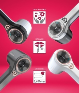 Uscator de par Genius Invictus Hair D7 1600W 5 trepte de temperatura 3 viteze set 5 accesorii - Img 4