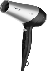 Uscator de par Grundig HD 6080 L 2200 W Functie Ioni 3 trepte temperatura NegruArgintiu - Img 5
