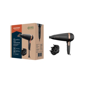 Uscator de par Grundig Naturashine HD 7081 2100W Ionic NegruRose Gold