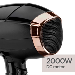 Uscator de par ionic Babyliss Cordkeeper 2000 D373E, functie unica de retragere a cablului in maner, 2000 wati negru - Img 7