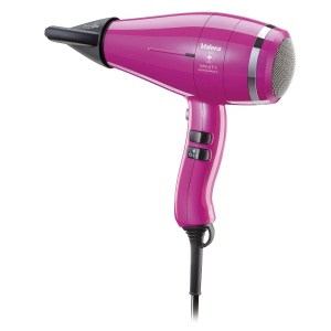 Uscator de par ionic profesional Valera Vanity Performance pentru uscare silentioasa si rapida, 2400 wati, culoare roz aprins