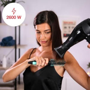 Uscator de par profesional Solac SP7170 Expert 2600W Turmalina Negru - Img 2