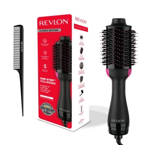 Uscator de par Revlon Salon One-Step, 2 in 1, cu tehnologie ionica, 1000W