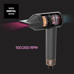 Uscator de par Taurus Digital Force Compact Motor digital ultracompact si usor 2 viteze - Img 2