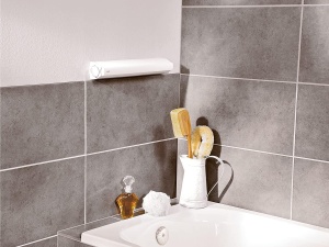 Uscator de perete Leifheit Rollfix 210 Longline, franghie de rufe de 21 m pentru 2 incarcaturi de masina de spalat, suport de uscare extensibil, uscator cu economie de spatiu, suport de rufe montat pe perete, uscator de rufe pentru perete, - Img 3