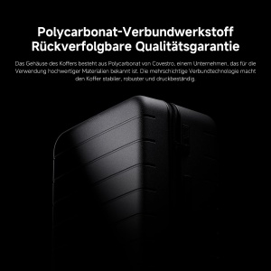 Valiza XIAOMI Classic Pro 24 Gri Rezistenta, TSA, Roti usoare - Img 3