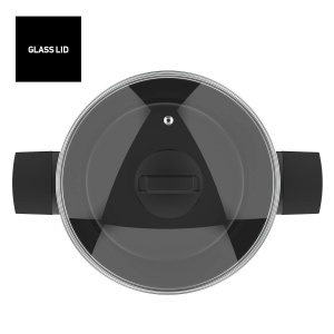Vas de gatit Taurus Best Moments, 20 cm, aluminiu, antiaderent, negru - Img 5