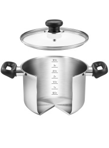 Vas de gatit Tescoma Brava cu capac, 24 cm, 7,0 l - Img 2