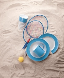 Vas Supa Thomas Sunny Day, Portelan, Culoare Hellblau, Spalabil in Masina de Spalat Vase - Img 2