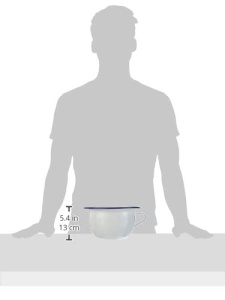 Vase de noapte Ibili Blanca 3,5 l din otel emailat, albalbastru - Img 6