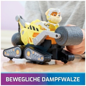 Vehicul de constructie PAW Patrol Rubble, 17 cm, cu efecte de lumina si sunet - Img 6