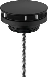 Ventil de scurgere hansgrohe, mattschwarz, pentru chiuvete fara overflow